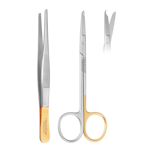 Suture Removal Kit Includes Suture Removal Scissor Forceps Stainless Steel Suture Removal Tools Suture Removal Kit, Ideal for Hospitals and Clinics (11CM) image 4