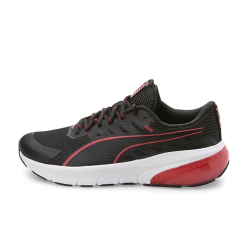 Puma Unisex Adults Cell Glare Road Running Shoes, Puma Black-For All Time Red, 43 EU