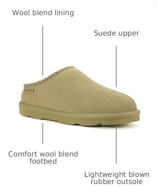 Image of BEARPAW Tabitha Women's Indoor & Outdoor Slippers | Comfortable & Lightweight Indoor & Outdoor Shoe for Women, Multiple Colors & Sizes