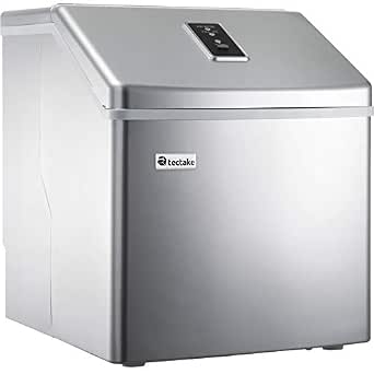Isspade tectake® Ismaskin Klar Is, Funktionell med Praktisk Kontrollpanel, 24 ...