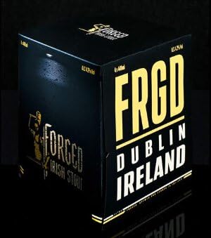 Forge Irish Stout by Conor McGregor 24 Pack Cans | Full Crate | FRGD Dublin Ireland | Nitro | Worlds Creamist Stout |
