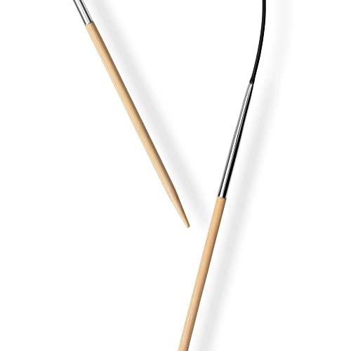 Prym - Prym 1530 Bamboo Circular (40cm, 2.50mm) Needle - 5 Pieces, Natural - Image 3
