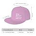 Whats The Fuck Is Wrong with You Hat Unisex Flat Bill Baseball Cap Adjustable Snapback Hats Fashion Cool Hip Hop Tops Pink