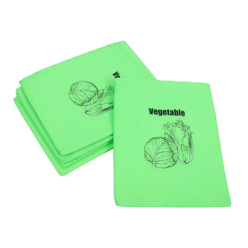 Garneck 5 Piezas Bolsa De Almacenamiento De Alimentos Bolsa Aislante para Barbacoa Bolsas De Supermercado Aisladas Bolsas Térmicas Pequeño Bolso Aislado Bolsa Reutilizable Poliéster Green