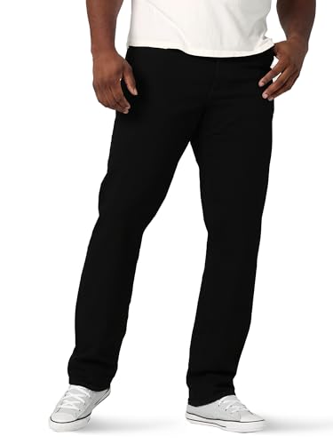 Jean Extreme Motion Lee homme noir extensible et confortable 48W