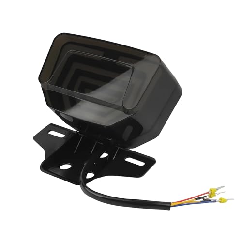 Luces de freno traseras para motocicleta que mejoran la visibilidad nocturna en ruta urbana