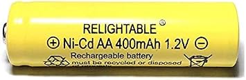 400mAh AA NiCd 1.2v Rechargeable Batteries Garden Solar Ni-Cd Light LED F Pack of 6