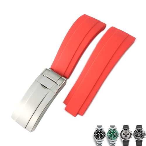 Bracelet montre silicone 20mm étanche compatible Rolex Daytona GMT