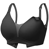 Gailife Cross Mesh Nursing Bras for Breastfeeding Ultra Comfort Maternity Bras Seamless Bralette wit