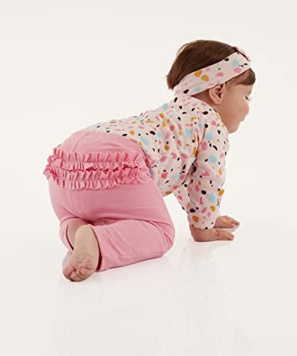 Kit Três Peças Bebê Up Baby Menina, Rosa, G