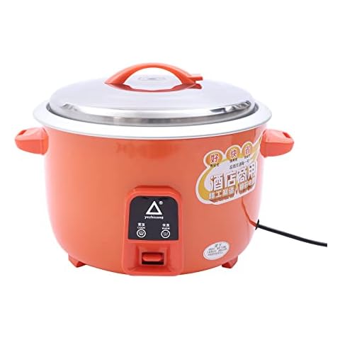 Electric Rice Cooker Large 13L, Rice Cooker Removable nonstick Inner Pot Up to 20 Servings with Spoon One Touch Cooking Burn Out Protection Keep Warm Function Cover