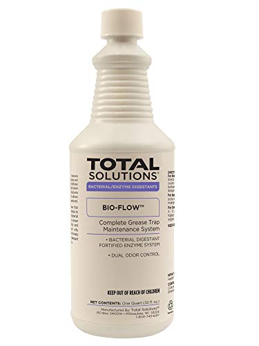 Total Solutions 543 Bio-Flow Grease Trap Maintainer, 12 Quarts/Cs