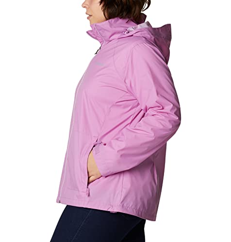 Columbia Women’s Switchback III Waterproof Rain Jacket, Blossom Pink, X-Small