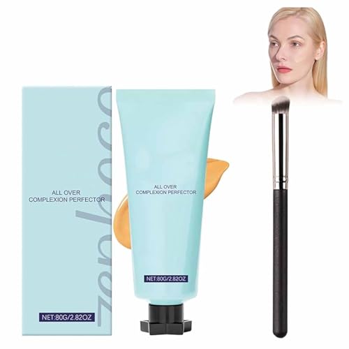 Cream All-Over Perfector - Crema Correctora y Base CC con Efecto Blanqueador, resistente al sudor e impermeable, cubre imperfecciones y aclara la piel al instante