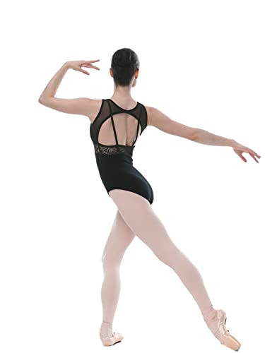 Dance Favourite Lace Leotards with Open Back 03D0226 (S)