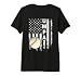 Baseball Umpa America Flag Vintage Christmas Xmas Premium Tri-blend T-Shirt