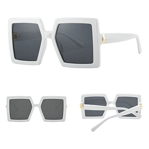 COTIA Retro Square Sunglasses Women Men Classic Big Frame Eyewear3