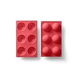 Chef'n Sweet Spot Hot Chocolate Bomb Mold, 2-pack, Red