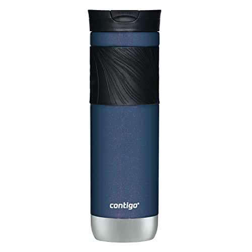 Contigo Byron 2.0 Stainless Steel Travel Mug with Snapseal Lid and Grip, 24oz, Midnight Berry, BPA Free and Leak Proof - Image 3