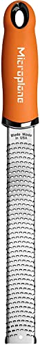 Microplane Premium Classic Series Zester Grater, 18/8, Orange