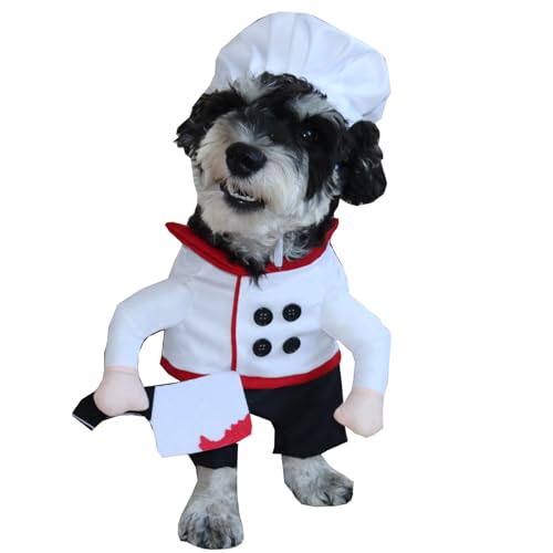 Disfraz Chef para Perro Talla M Multicolor miniatura 5