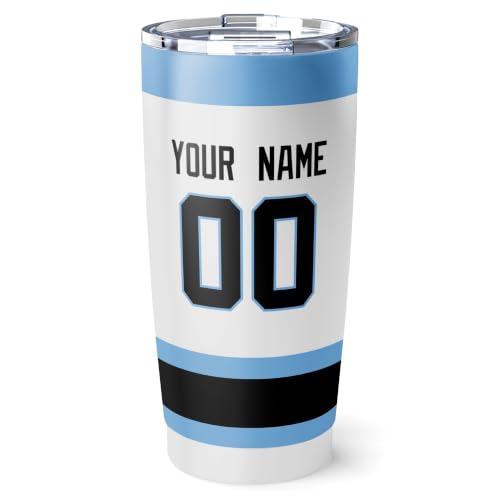 Image of ANTKING Utah Tumbler 20oz Custom Name Number Travel Mug Gifts | Stainless Steel Insulated Coffee Cup for Men Women