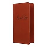 Conception polyvalente : ce porte-pourboires peut servir à ranger les pourboires, à encaisser les paiements, à présenter les menus et à faire office de chéquier, offrant ainsi de multiples fonctionnalités en un seul outil