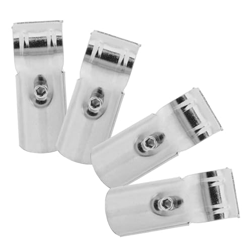 iplusmile 4 pezzi Morsetti Inossidabile per Connettori Resistenti per Recinzioni Maglia e Accessori Serra Installazione Facile Attrezzi Fissaggio e Versatile per Giardinaggio e Allevamento