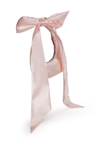 Dolls Kill Lady Royal Shoulder Bag by Sugar Thrillz – Satin Purse with Rhinestone Ribbon Handle & Heart Accent, One Size4