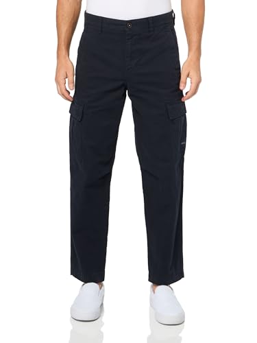 BOSS Cotton Stretch 7 Pocket Cargo Pants,Blueberry Blue,3232