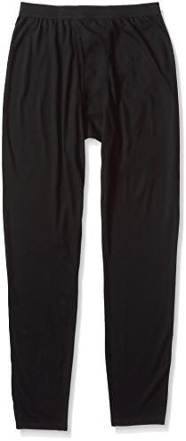 Hot Chillys Men's Pepperskins Bottom Midweight Relaxed Fit Base Layer - Black, 2X-Large