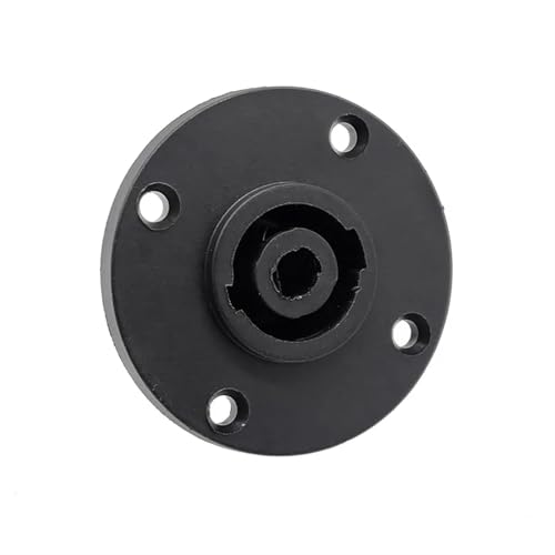 Conector hembra de audio de 4 pines con base redonda para enchufe de 4 polos Tipo E (10 piezas) 4