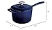Tramontina Bestow Enameled Cast Iron Sauce Pan with Lid, 2.5-quart, Blue