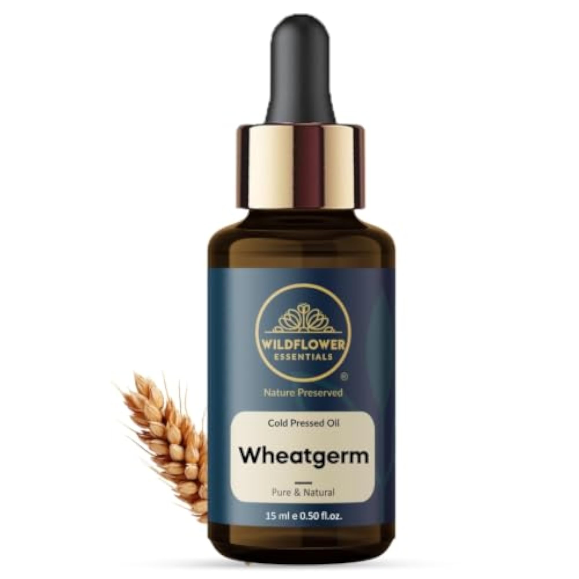 Pure Wheat Germ Oil for Face, Hair, and Body