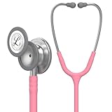 5 años de garantía 3M Littmann Fonendoscopio para monitorización Classic III, tubo color rosa perla, 68,5 cm, 5633
