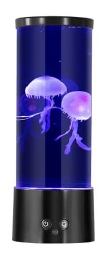 卓上ミニ水槽 LEDライト付き クラゲ2匹付き
