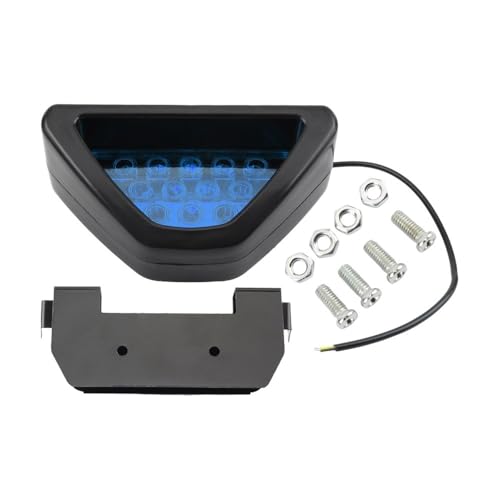 Feu arrière moto avec feu stop flash universel pour vélo, scooter, quad, ATV