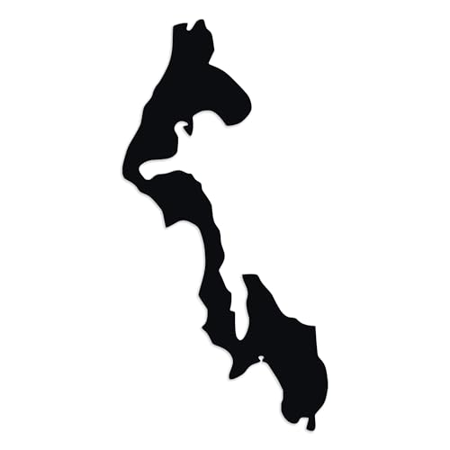 Whidbey Island Washington Map Vinyl Decal Sticker