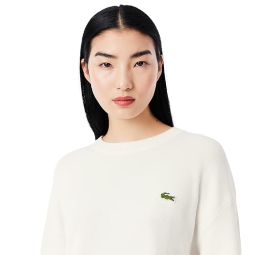 Image of Lacoste Women's Core Collection Regular Fit Crew Neck Long Sleeve Classic Sweater