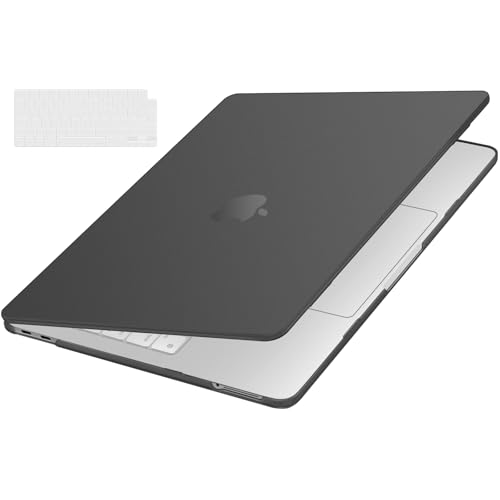 MOSISO Custodia Compatibile con MacBook Neo 13 pollici Cover con A18 Pro Chip 2026, Naturale Ultra-Sottile Case Compatibile con MacBook Neo Cover&Copritastiera, Nero Opaco