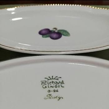 リチャードジノリ ボンジョルノプルーン ３枚セット 新品・未使用 Amazon.co.jp: リチャードジノリ ボンジョルノプルーン 3枚