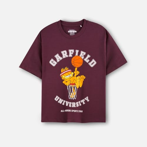 Image of Nap Chief Kids Cotton Official Garfield Co ord Sets for Boys & Girls, T Shirt and Shorts for Casual Wear