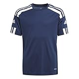 adidas Jungen Squad 21 Trikot, Navblu/White, 140 EU