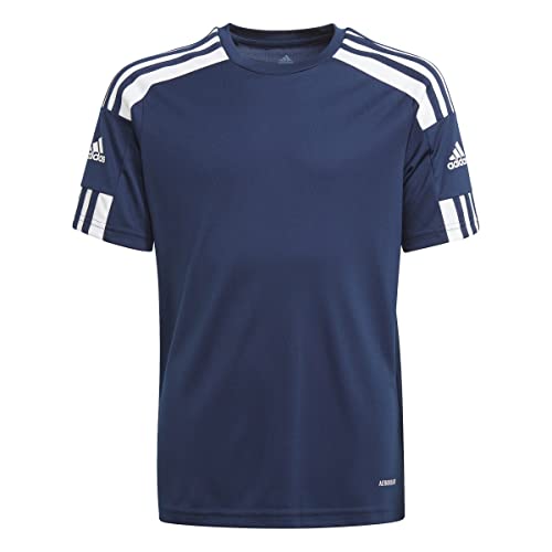 adidas Squad 21 Jsy Y - T-shirt de tennis - Garçon - Bleu marine/blanc - 13-14 Ans/164/L