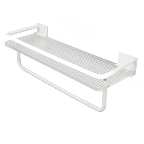 Aoaoy Badezimmer Schwimmende Regale 30 cm Punch Aluminium Acrylwand...