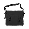 OUTBOUND Small Canvas Webbing Messenger Bag (Black) #2