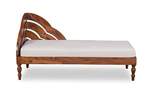 SS WOOD FURNITURE Sheesham Solid Wood Maiasethi Deewan for Home(Brown), 31.5 Centimeters