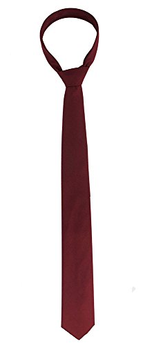Image of Kebocis Mens Solid Color Cotton Necktie for Men