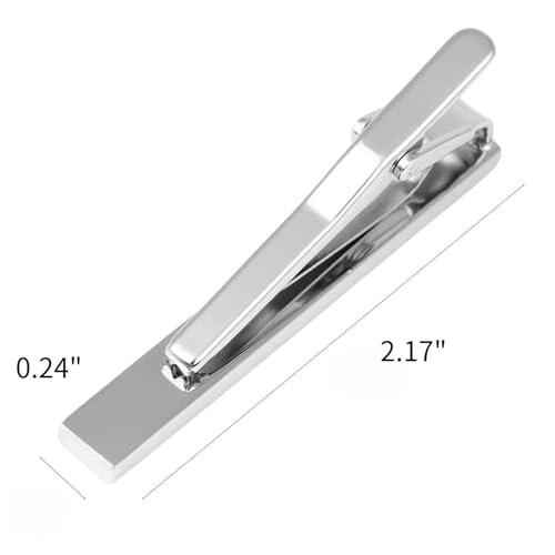 Silver Gold Gunmetal Onyx Tie Clip Tie Bar Made in Japan3