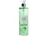 KFS Aloe Vera puro gel natural. 500 ml. Absorción inmediata y agradable textura no grasa. Nutre, hidrata, y refresca tu piel. Excelente tras depilación. After sun (500ml, Aloe vera)